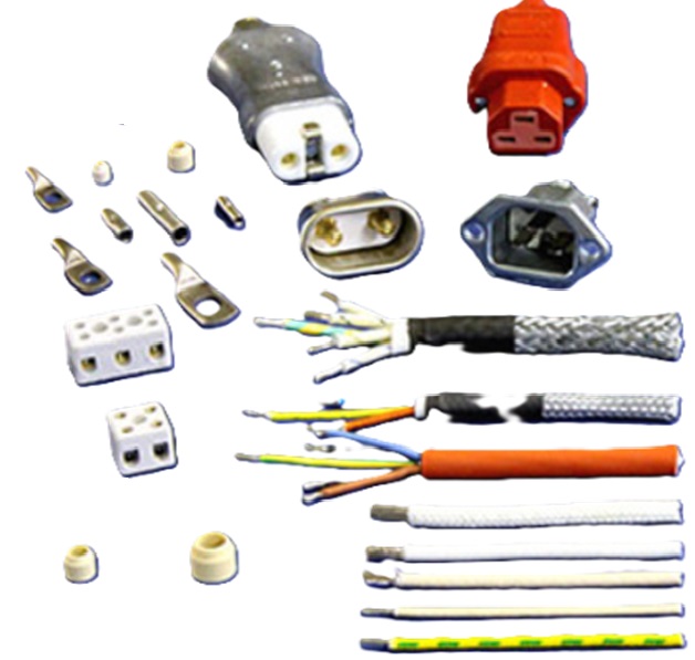 Fichas, borneras, cables